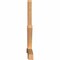 Ekena Millwork Alberta Smooth Timber Gable Bracket, Western Red Cedar, 96"W x 48"H x 3 1/2"D x 3 1/2"F, 12/12 Pitch GBW096X48X0404ALB00SWR - alternate 4